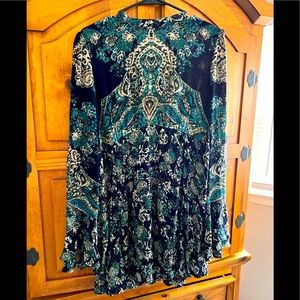 Free People paisley dress